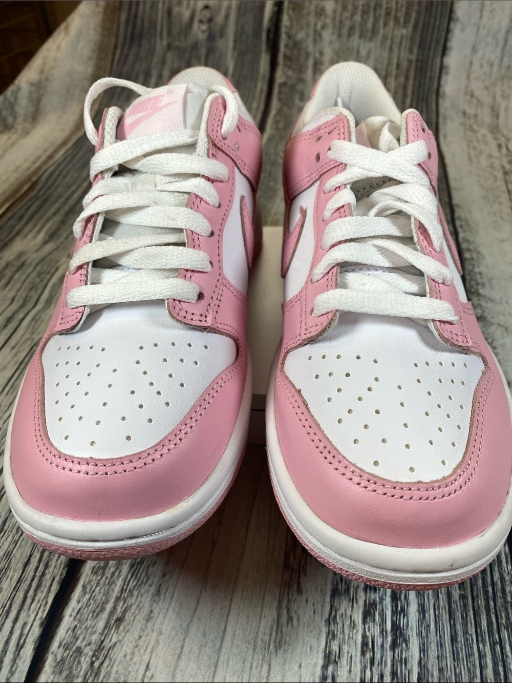 Nike Dunk Low GS Pink White Sneakers Size 4Y / Women’s 5.5